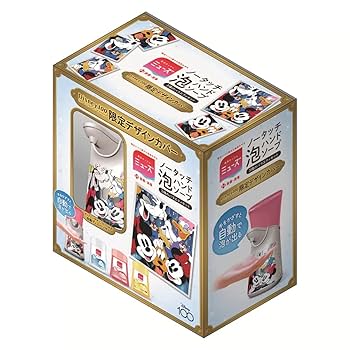 Disney 100限定デザイン　ミューズ　ノータッチ泡ハンドソープ Amazon.co.jp: 【医薬部外品】ハンドソープ 泡 ミューズ